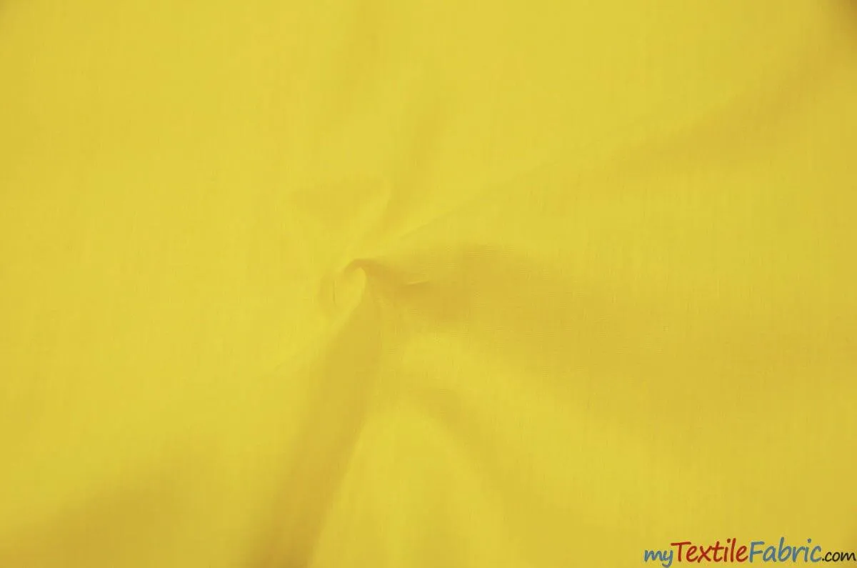 Polyester Cotton Broadcloth Fabric | 60" Wide | Solid Colors | Continuous Yards | Multiple Colors |
