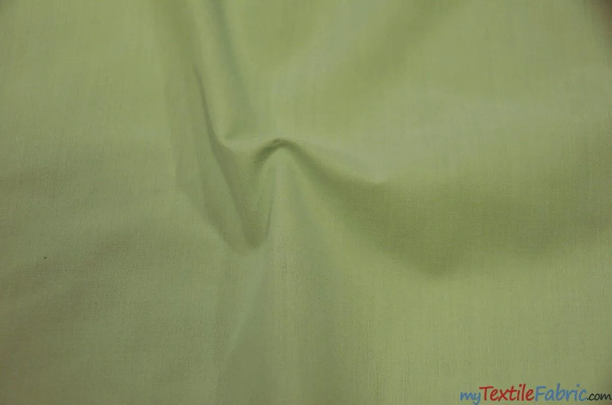 Polyester Cotton Broadcloth Fabric | 60" Wide | Solid Colors | Continuous Yards | Multiple Colors |