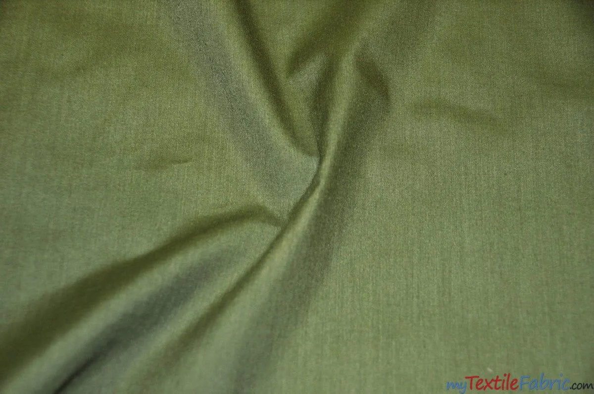 Polyester Cotton Broadcloth Fabric | 60" Wide | Solid Colors | Continuous Yards | Multiple Colors |
