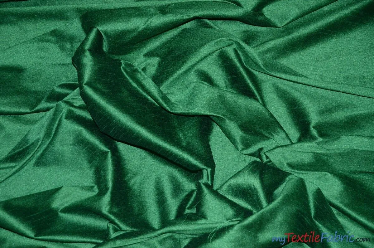 Polyester Silk Fabric | Faux Silk | Polyester Dupioni Fabric | Wholesale Bolt | 54" Wide | Multiple Colors |