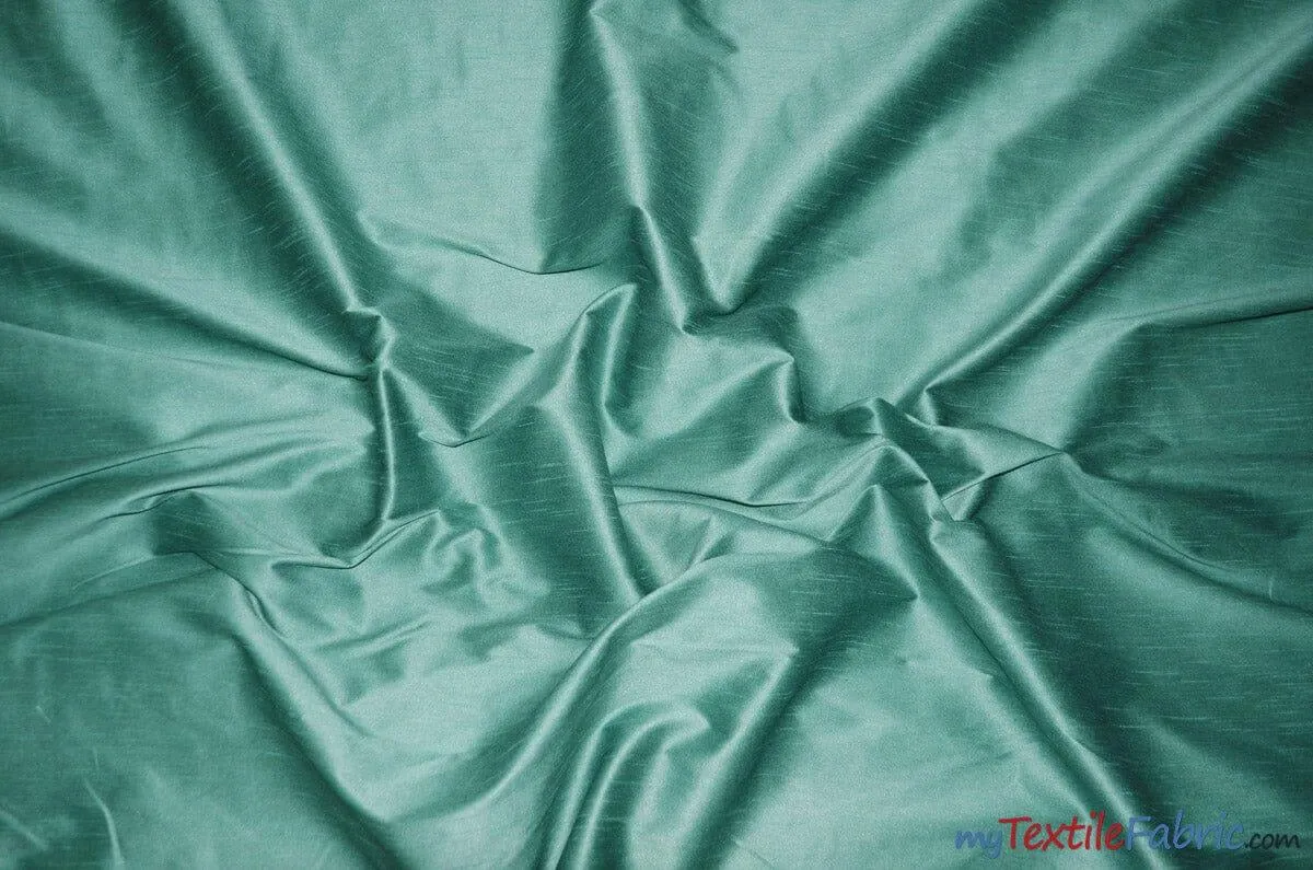Polyester Silk Fabric | Faux Silk | Polyester Dupioni Fabric | Wholesale Bolt | 54" Wide | Multiple Colors |