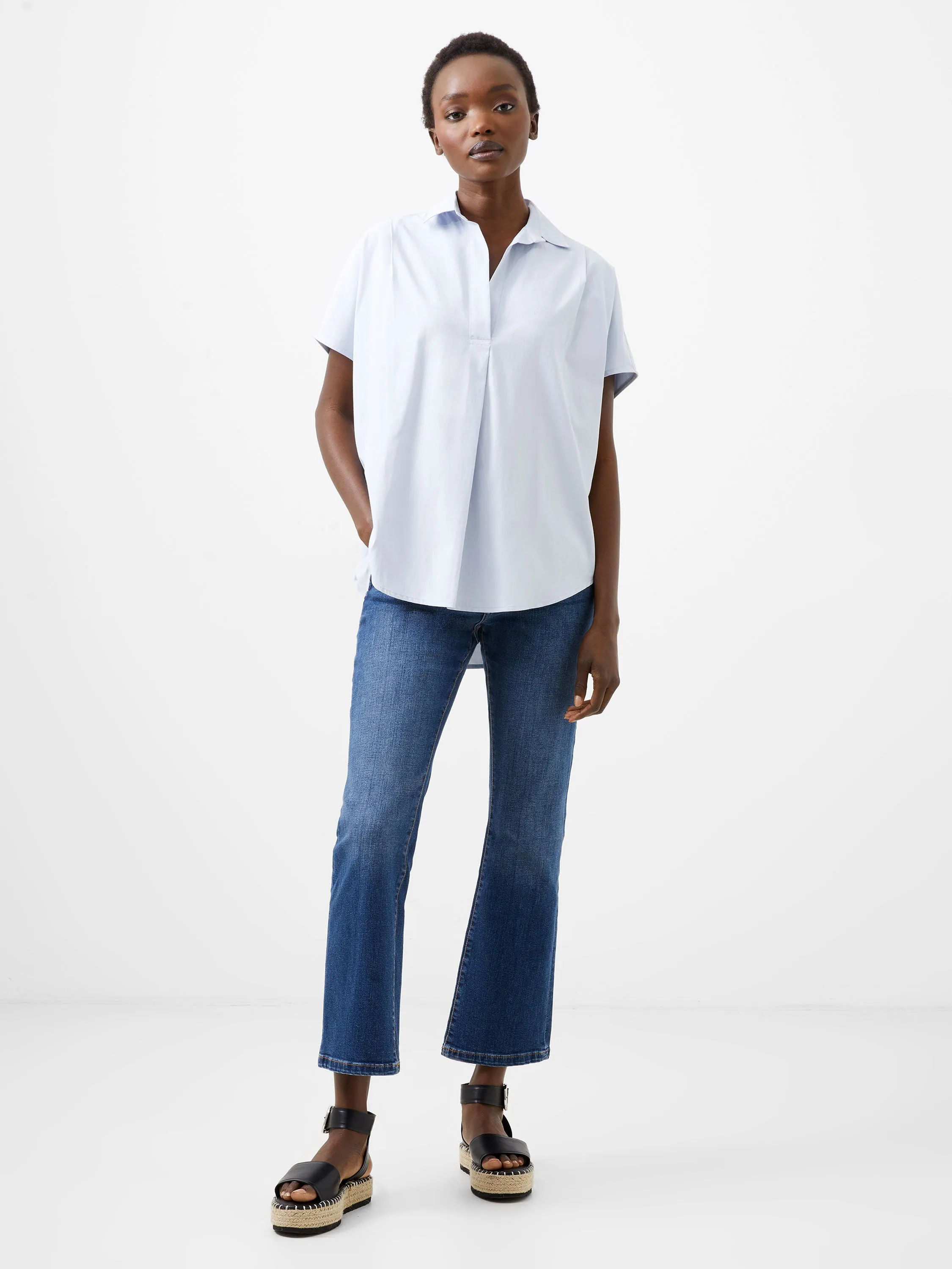 Poplin Shirting Popover