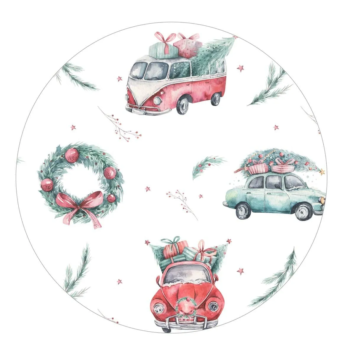 [Pre Order] Holiday Classics Vintage Cars - Bamboo Zippy Romper (EST SHIP LATE OCT)