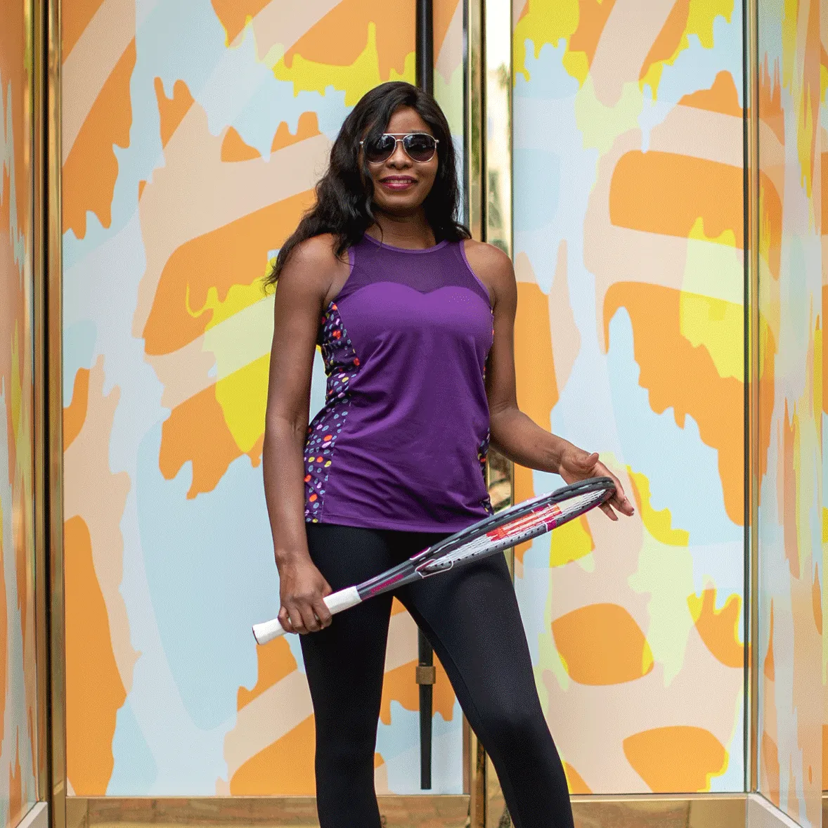 Purple Doe Biker Unleashed Tank