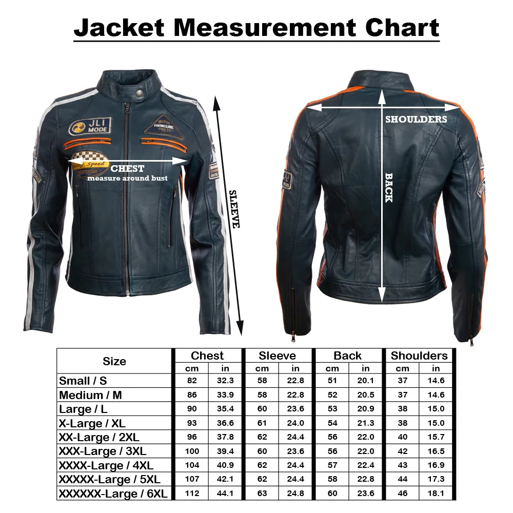 QOOC Women's Racing Biker - Navy Blue