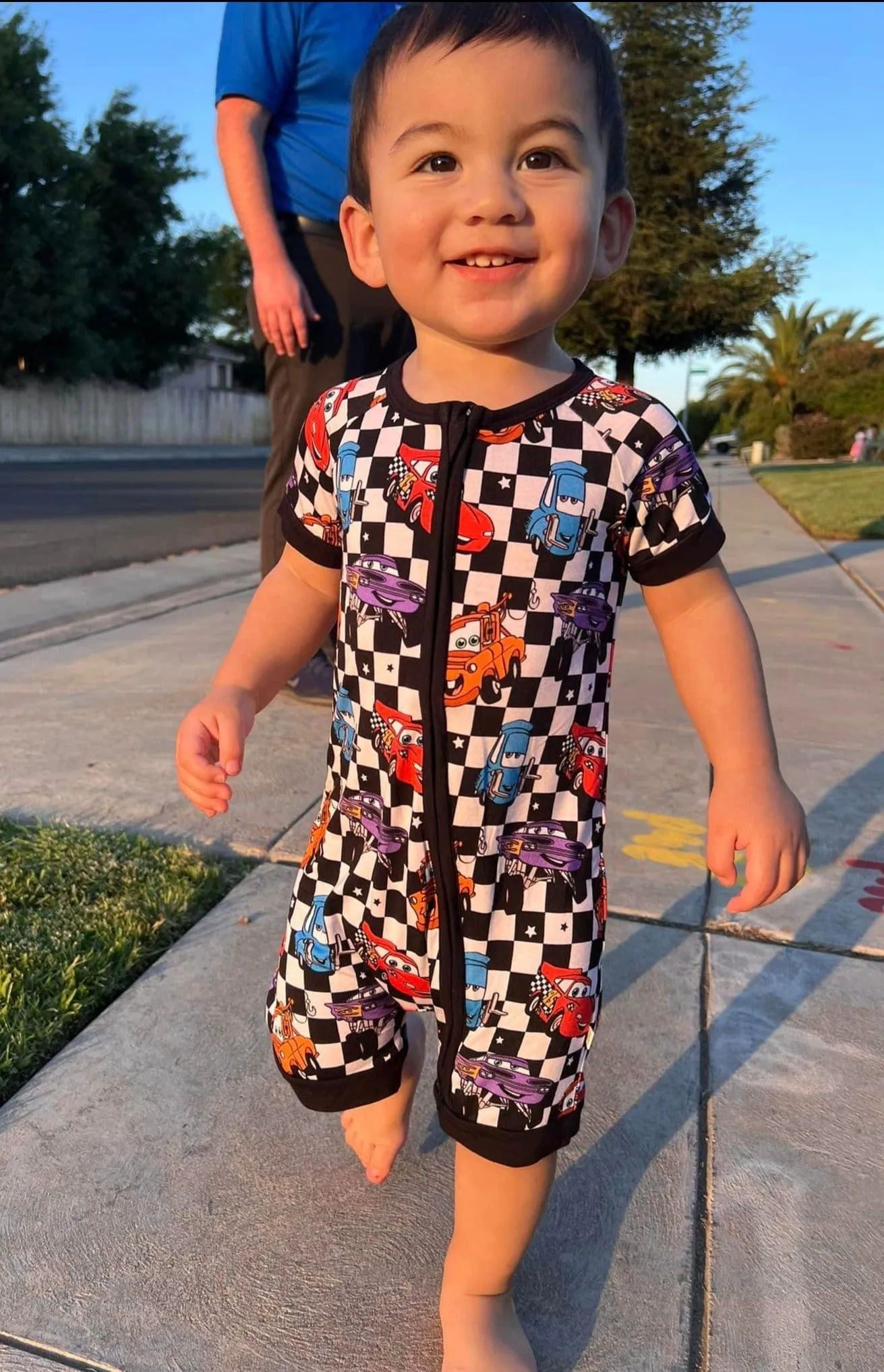 Route 66 - Bamboo Shorty Romper