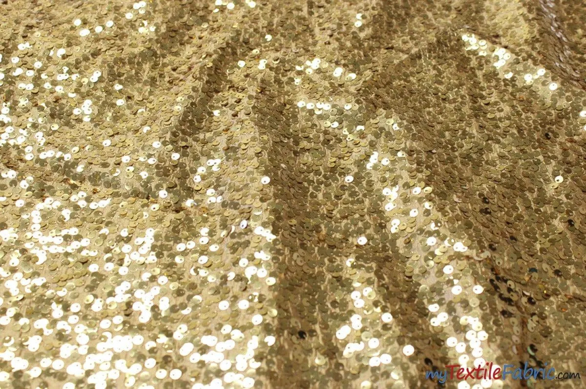 Sequins Taffeta Fabric by the Yard | Glitz Sequins Taffeta Fabric | Raindrop Sequins | 54" Wide | Tablecloths, Runners, Dresses, Apparel |
