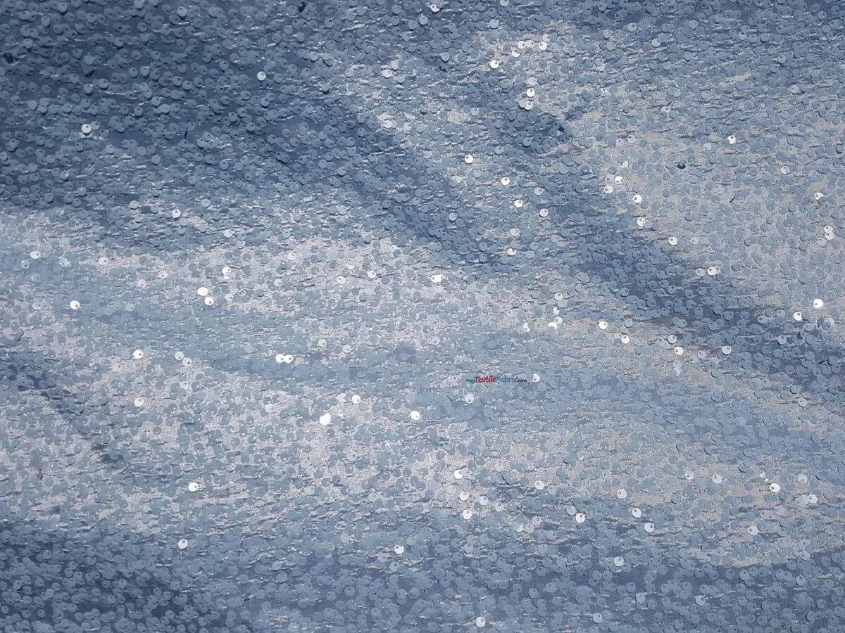 Sequins Taffeta Fabric by the Yard | Glitz Sequins Taffeta Fabric | Raindrop Sequins | 54" Wide | Tablecloths, Runners, Dresses, Apparel |