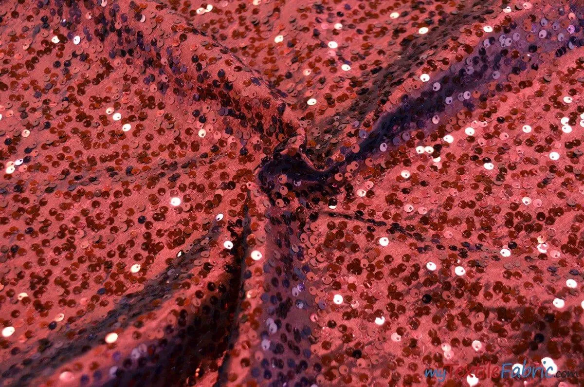 Sequins Taffeta Fabric by the Yard | Glitz Sequins Taffeta Fabric | Raindrop Sequins | 54" Wide | Tablecloths, Runners, Dresses, Apparel |