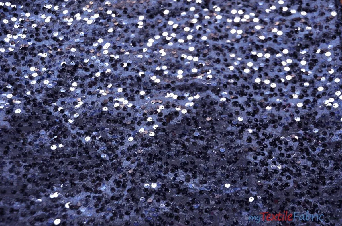 Sequins Taffeta Fabric by the Yard | Glitz Sequins Taffeta Fabric | Raindrop Sequins | 54" Wide | Tablecloths, Runners, Dresses, Apparel |