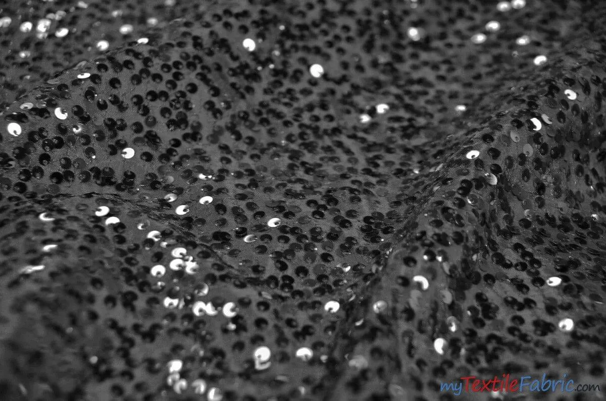 Sequins Taffeta Fabric by the Yard | Glitz Sequins Taffeta Fabric | Raindrop Sequins | 54" Wide | Tablecloths, Runners, Dresses, Apparel |