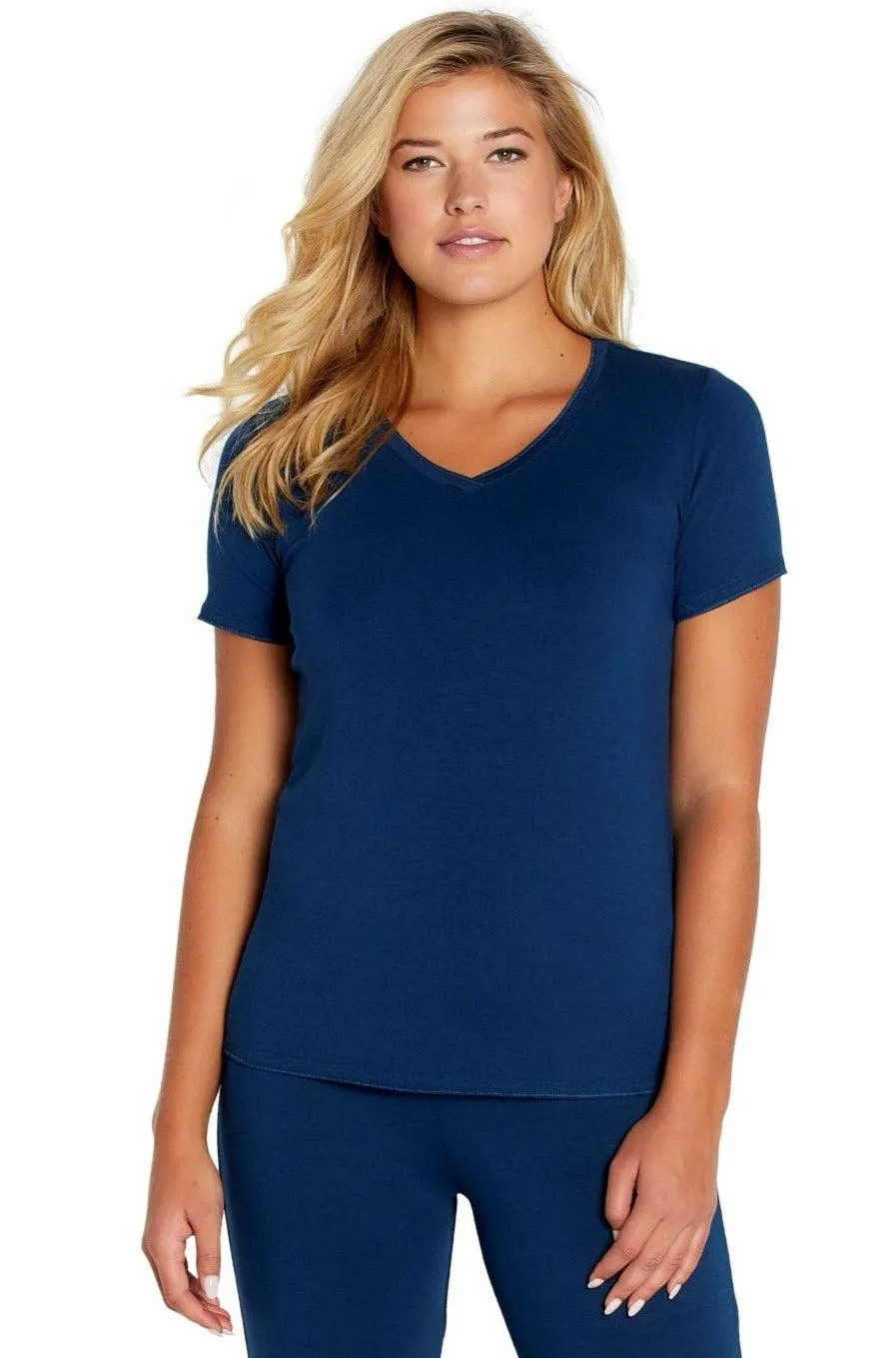 Short Sleeve V Neck Tee