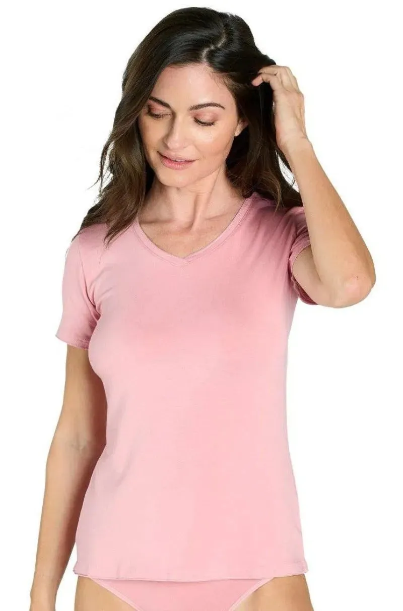 Short Sleeve V Neck Tee