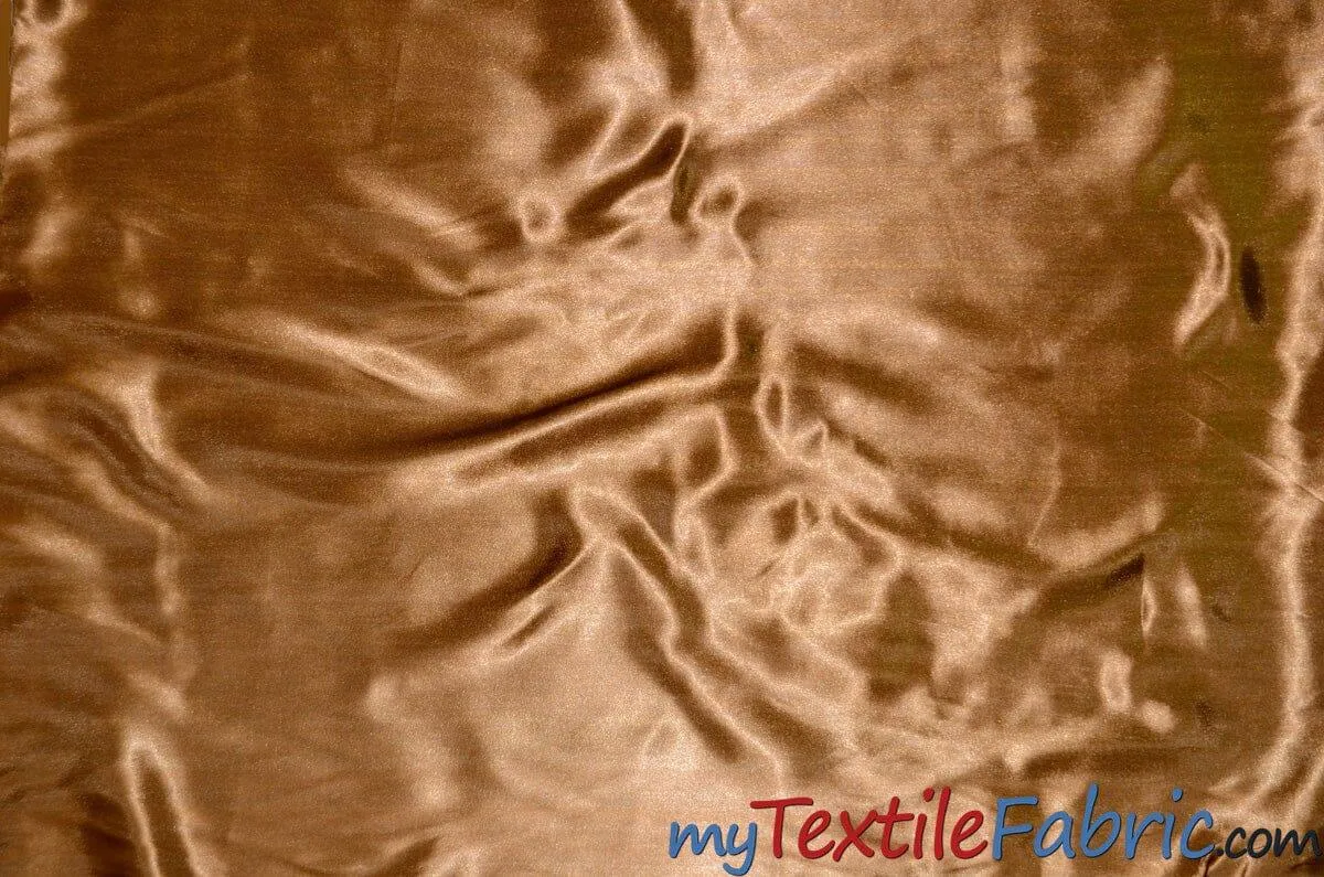 Stretch Charmeuse Satin Fabric | Soft Silky Satin Fabric | 96% Polyester 4% Spandex | Multiple Colors | Wholesale Bolt |
