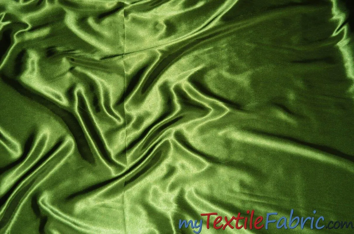 Stretch Charmeuse Satin Fabric | Soft Silky Satin Fabric | 96% Polyester 4% Spandex | Multiple Colors | Wholesale Bolt |
