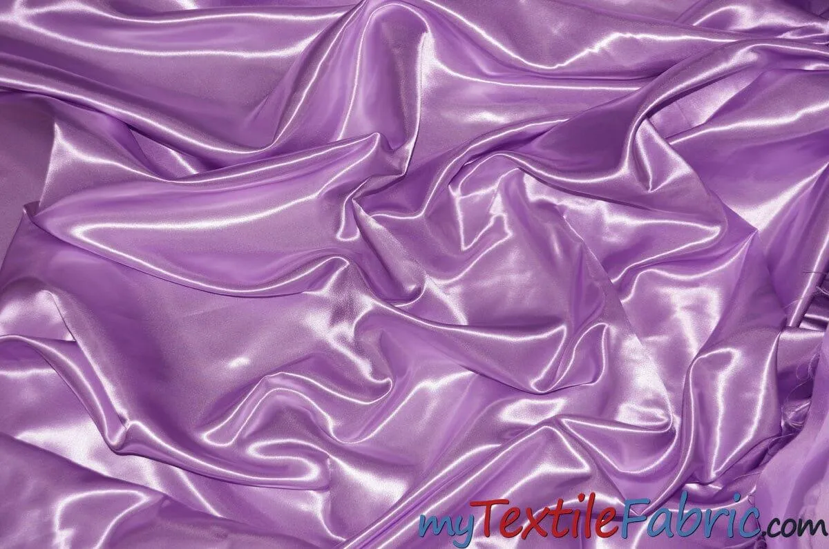Stretch Charmeuse Satin Fabric | Soft Silky Satin Fabric | 96% Polyester 4% Spandex | Multiple Colors | Wholesale Bolt |