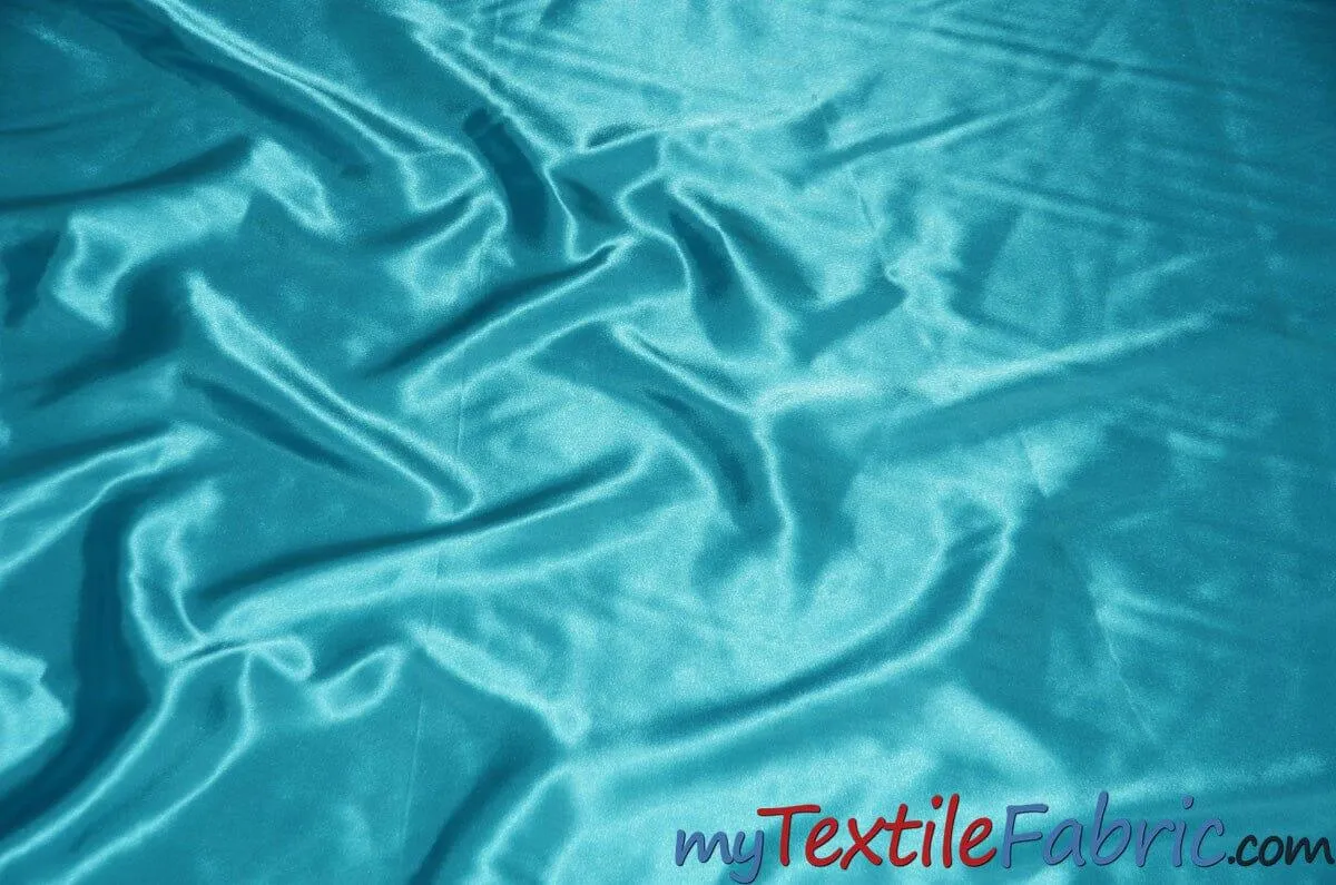 Stretch Charmeuse Satin Fabric | Soft Silky Satin Fabric | 96% Polyester 4% Spandex | Multiple Colors | Wholesale Bolt |