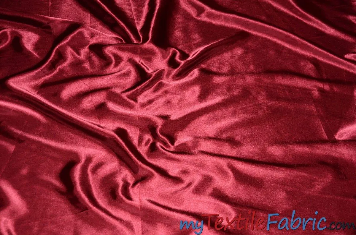 Stretch Charmeuse Satin Fabric | Soft Silky Satin Fabric | 96% Polyester 4% Spandex | Multiple Colors | Wholesale Bolt |