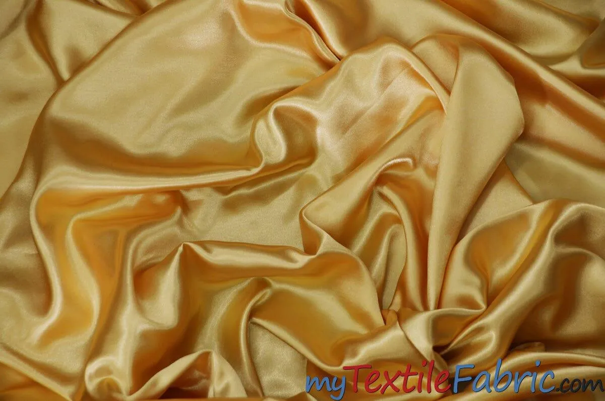 Stretch Charmeuse Satin Fabric | Soft Silky Satin Fabric | 96% Polyester 4% Spandex | Multiple Colors | Wholesale Bolt |