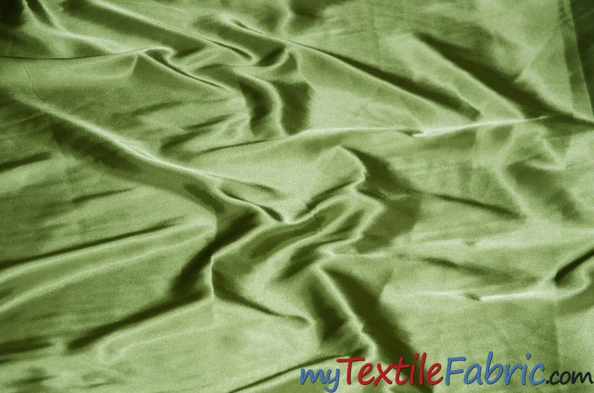 Stretch Charmeuse Satin Fabric | Soft Silky Satin Fabric | 96% Polyester 4% Spandex | Multiple Colors | Wholesale Bolt |