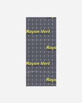 Tubular Neck Warmer Hazardous Grid Dark Grey