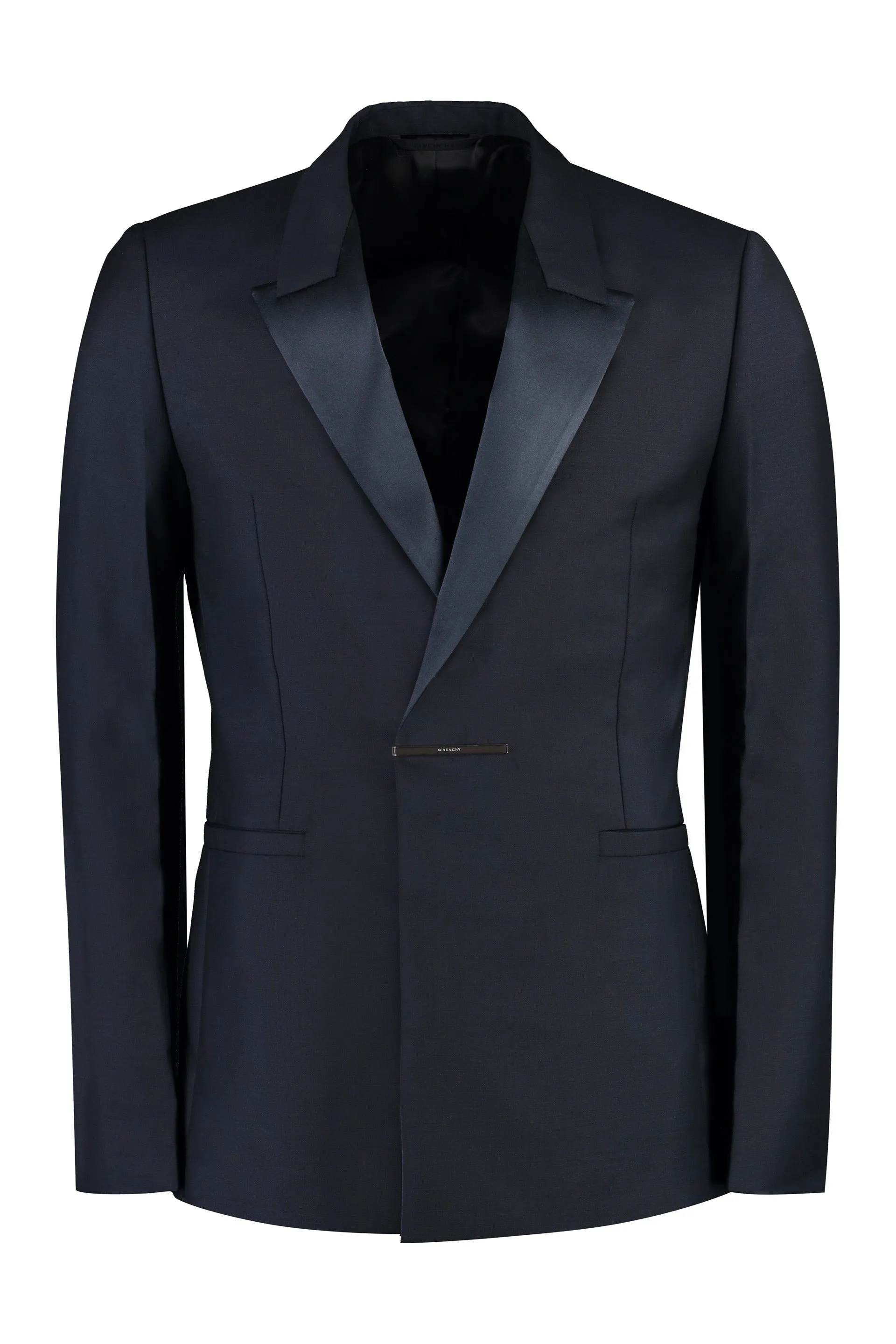 WOOL BLEND SINGLE-BREAST JACKET